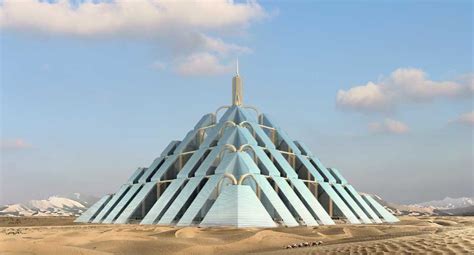 Ziggurat Pyramid, Dubai .